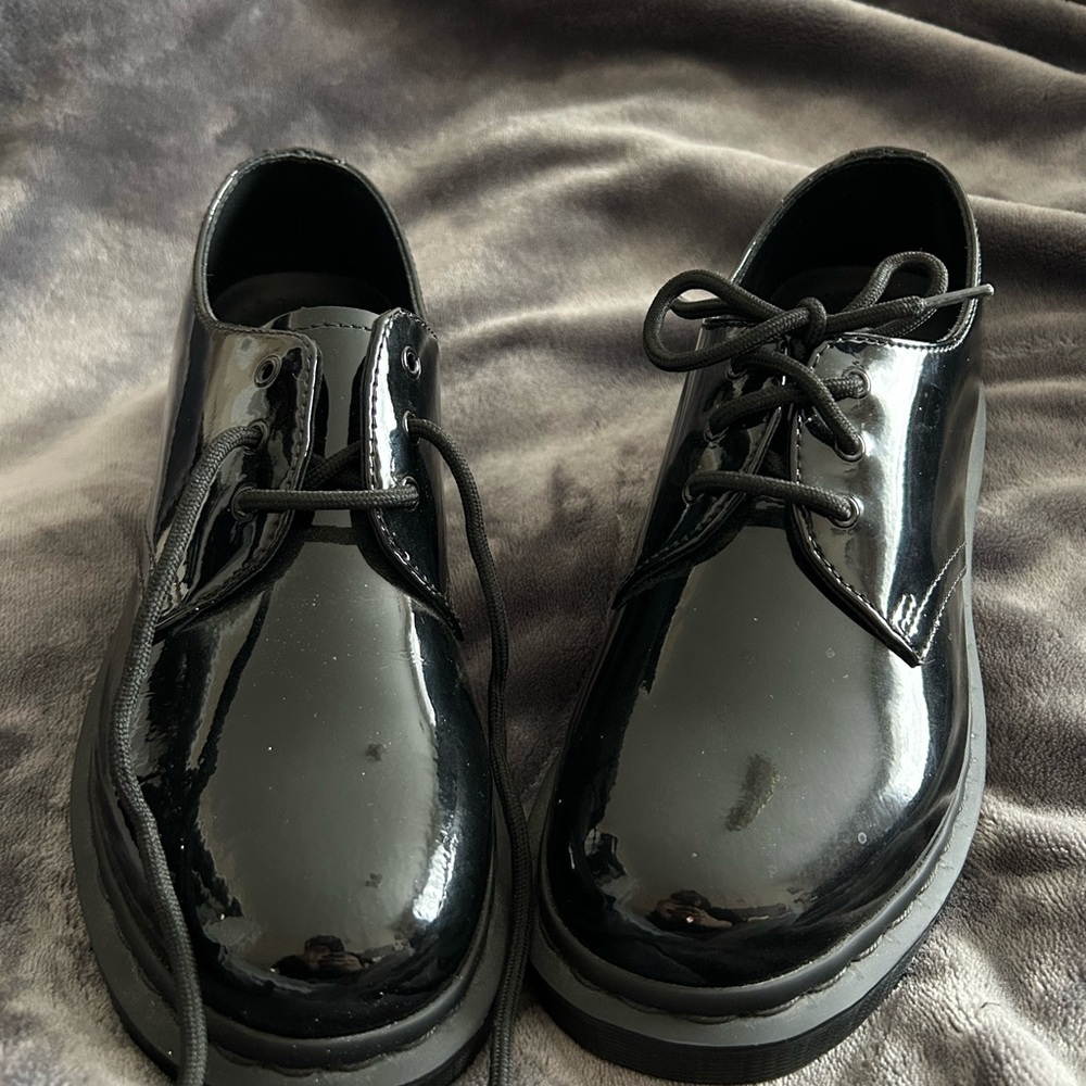 Dr. Martens 1461 Mono Black Patent Leather Oxfords